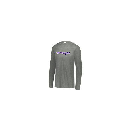 Womens LS Tri Blend - Scorps - Grey